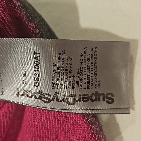 Superdry Sport Active Batwing Crop Sweatshirt Size S /M - Picture 7 of 11